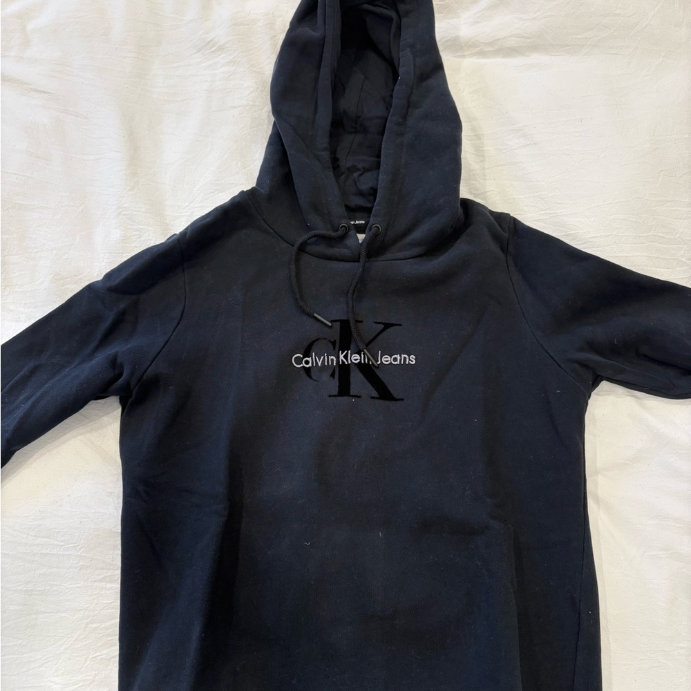 Calvin Klein Dark Hoodie with Logo